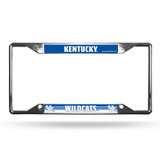 Kentucky Wildcats License Plate Frame Chrome EZ View