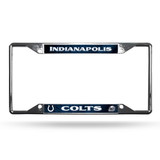 Indianapolis Colts License Plate Frame Chrome EZ View