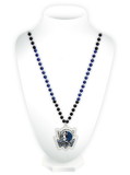Dallas Mavericks Mardi Gras Beads with Medallion