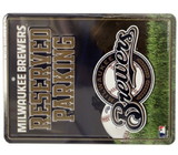 Milwaukee Brewers Sign Metal Parking