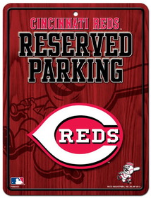 Cincinnati Reds Sign Metal Parking