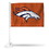 Denver Broncos Flag Car