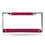 St. Louis Cardinals License Plate Frame Laser Cut Chrome Red with Blue Letters
