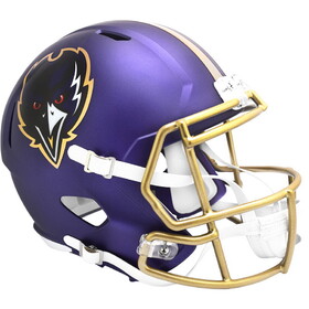 Baltimore Ravens Helmet Riddell Replica Full Size Speed Style On-Field Alternate 2024