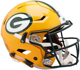 Green Bay Packers Helmet Riddell Authentic Full Size SpeedFlex Style