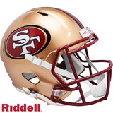 San Francisco 49ers Helmet Replica Full Size Speed Style 1996-2008 T/B