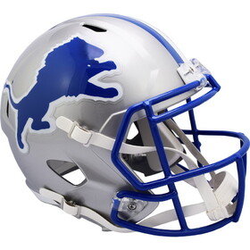 Detroit Lions Helmet Riddell Replica Full Size Speed Style 1983-2002 T/B