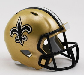 New Orleans Saints Helmet Riddell Pocket Pro Speed Style