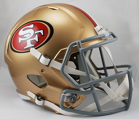 San Francisco 49ers Deluxe Replica Speed Helmet