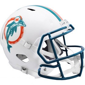 Miami Dolphins Helmet Riddell Replica Full Size Speed Style 1980-1996 T/B