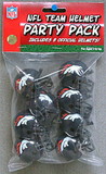 Denver Broncos Team Helmet Party Pack