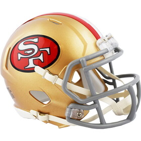 San Francisco 49ers Helmet Riddell Replica Mini Speed Style 1964-1995 T/B