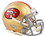 San Francisco 49ers Helmet Riddell Replica Mini Speed Style Color Rush