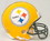 Pittsburgh Steelers 75th Anniversary Throwback Replica Mini Helmet w/ Z2B Face Mask