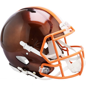 Cleveland Browns Helmet Riddell Authentic Full Size Speed Style FLASH Alternate