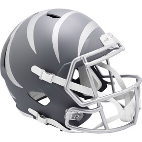 Cincinnati Bengals Helmet Riddell Replica Full Size Speed Style Slate Alternate
