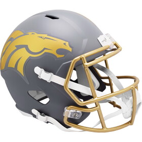 Denver Broncos Helmet Riddell Replica Full Size Speed Style Slate Alternate