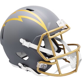 Los Angeles Chargers Helmet Riddell Replica Full Size Speed Style Slate Alternate