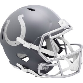 Indianapolis Colts Helmet Riddell Replica Full Size Speed Style Slate Alternate