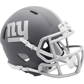 New York Giants Helmet Riddell Replica Mini Speed Style Slate Alternate