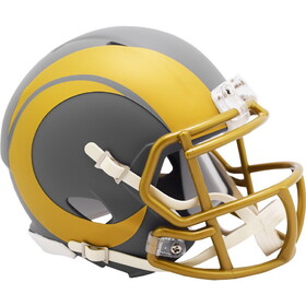 Los Angeles Rams Helmet Riddell Replica Mini Speed Style Slate Alternate