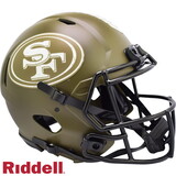 San Francisco 49ers Helmet Authentic Full Size Speed Style Salute To Service