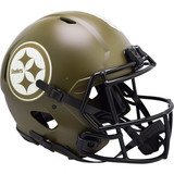 Pittsburgh Steelers Helmet Riddell Authentic Full Size Speed Style Salute To Service