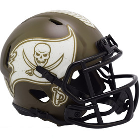 Tampa Bay Buccaneers Helmet Riddell Replica Mini Speed Style Salute To Service