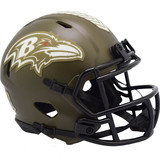 Baltimore Ravens Helmet Riddell Replica Mini Speed Style Salute To Service