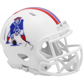 New England Patriots Helmet Riddell Replica Mini Speed Style 1982-1989 T/B