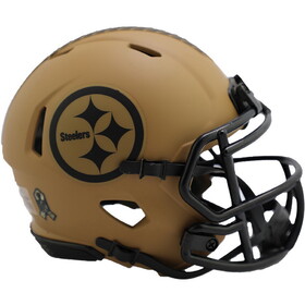 Pittsburgh Steelers Helmet Riddell Replica Mini Speed Style Salute To Service 2023