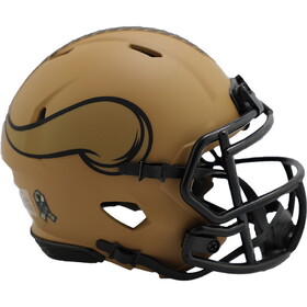 Minnesota Vikings Helmet Riddell Replica Mini Speed Style Salute To Service 2023