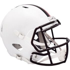 Cleveland Browns Helmet Riddell Replica Full Size Speed Style On-Field Alternate 2023 White Out