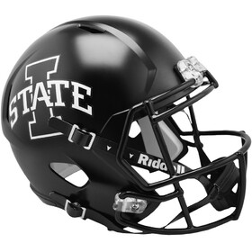 Iowa State Cyclones Helmet Riddell Replica Full Size Speed Style Satin Black