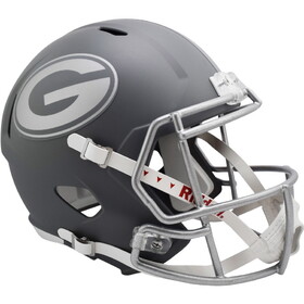 Georgia Bulldogs Helmet Riddell Replica Full Size Speed Style Slate Alternate