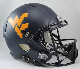 West Virginia Mountaineers Deluxe Replica Speed Helmet