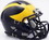 Michigan Wolverines Helmet - Riddell Replica Full Size - Speed Style - Painted Design