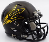 Arizona State Sun Devils Helmet Riddell Replica Mini Speed Style Satin Black