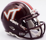 Virginia Tech Hokies Helmet - Riddell Replica Mini - Speed Style - 2016