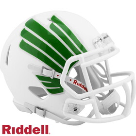 North Texas Mean Green Helmet Riddell Replica Mini Speed Style Matte White