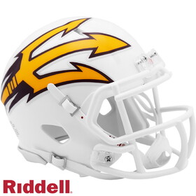 Arizona State Sun Devils Helmet Riddell Replica Mini Speed Style White