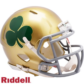 Riddell Notre Dame Fighting Irish Helmet Riddell Replica Mini Speed Style Shamrock