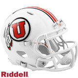 Utah Utes Helmet Riddell Replica Mini Speed Style White