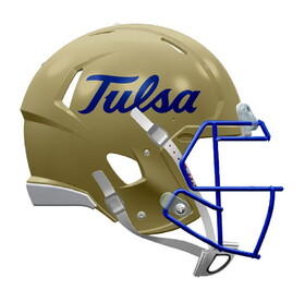 Tulsa Golden Hurricane Helmet Riddell Replica Mini Speed Style Gold