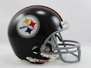 Pittsburgh Steelers 1963-76 Throwback Replica Mini Helmet w/ Z2B Face Mask