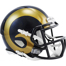 Los Angeles Rams Helmet Riddell Replica Mini Speed Style 2000-2016 T/B