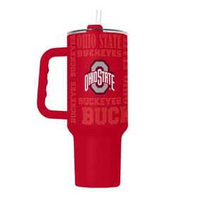 Logo Brands Ohio State Buckeyes Tumbler 40oz Powder Coat Replay