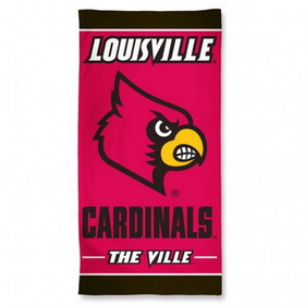 Louisville Cardinals Towel 30x60 Beach Style