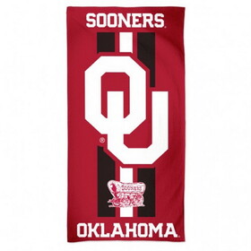 Oklahoma Sooners Towel 30x60 Beach Style