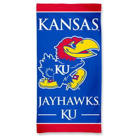 Kansas Jayhawks Towel 30x60 Beach Style